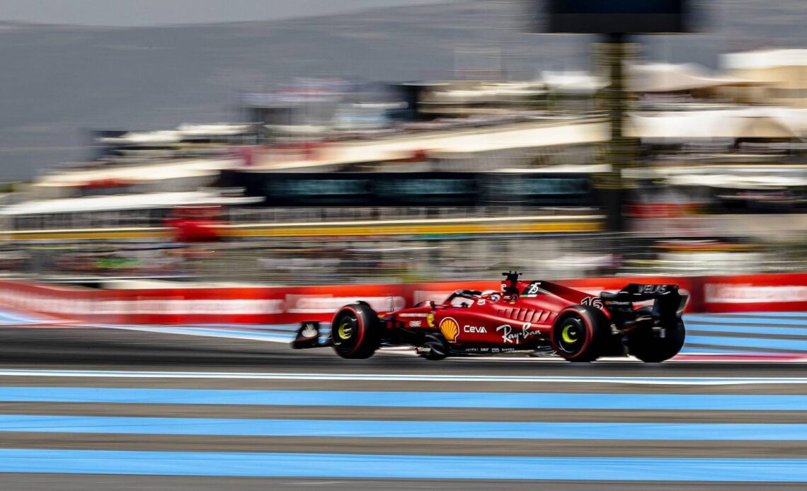 Charles Leclerc, Max Verstappen fill French Grand Prix front row