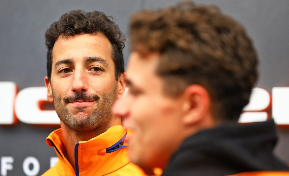 Daniel Ricciardo mistakingly labels his team-mate Lando Norris as an "a**hole"