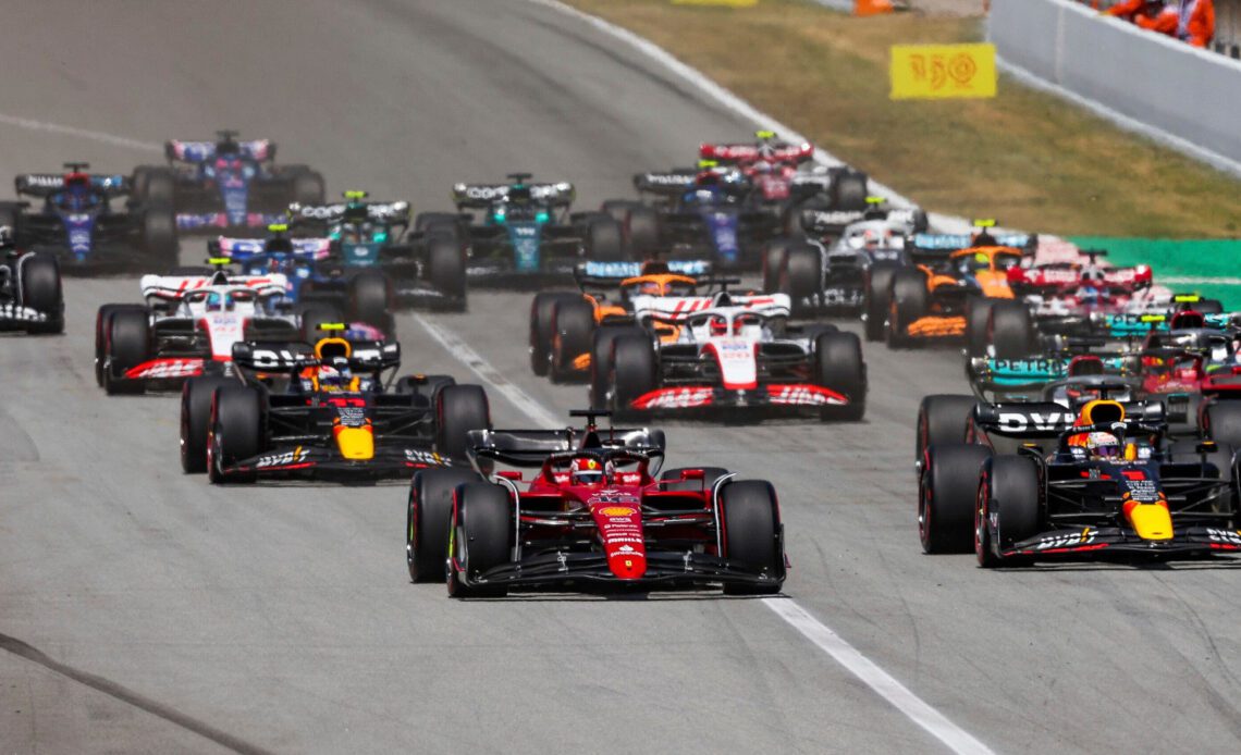 Spanish GP start. Spain May 2022