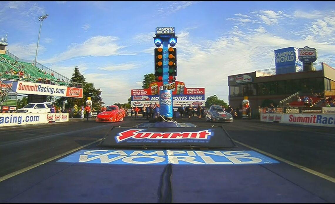 Doug Gordon, Sean Bellemeur, Top Alcohol Funny Car, Rnd 1 Eliminations, Summit Racing Equipment Nat