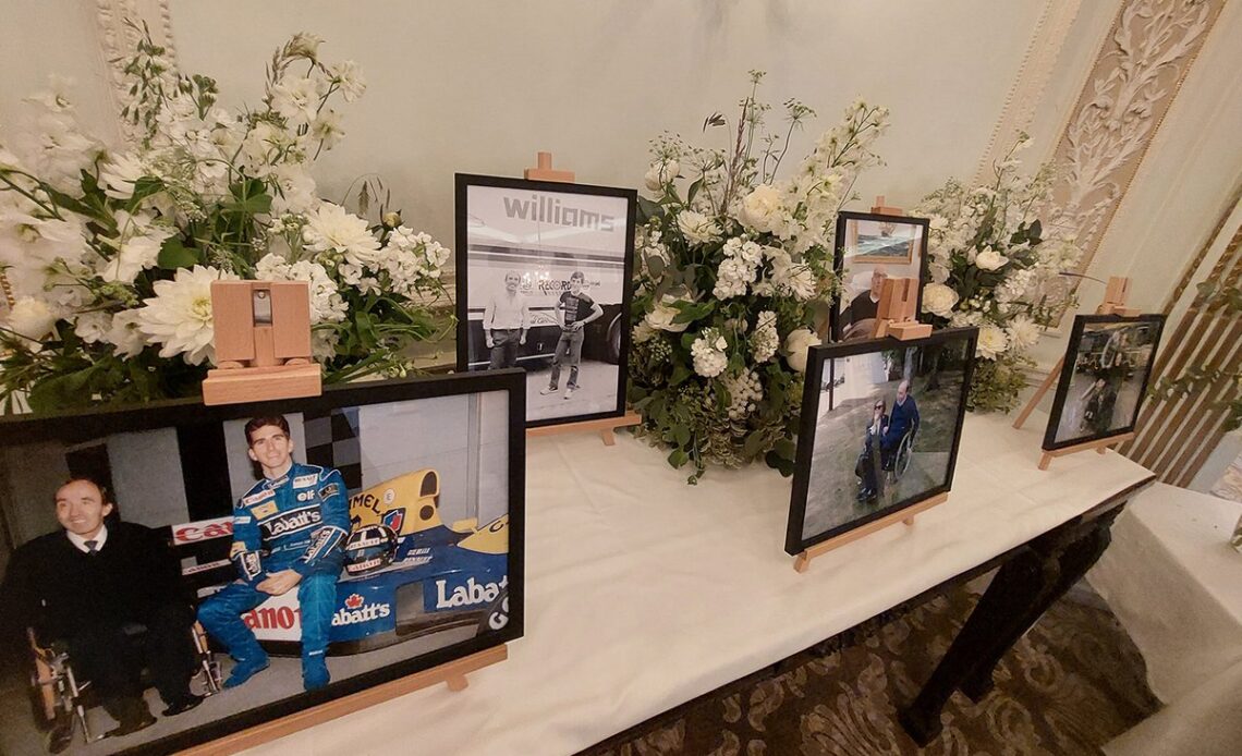 Sir Frank Williams memorial service