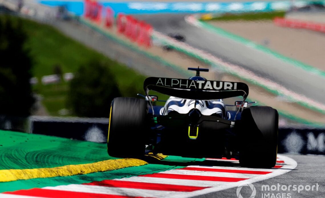 Pierre Gasly, AlphaTauri AT03 at the Austrian GP