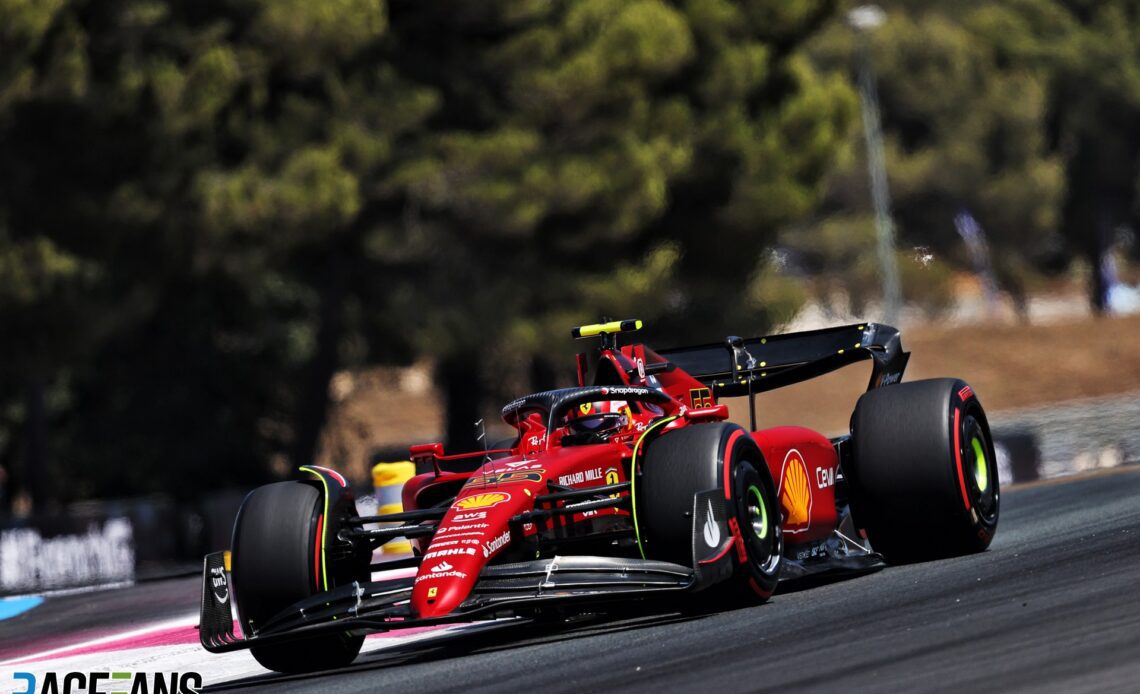 Carlos Sainz Jnr, Ferrari, Paul Ricard, 2022