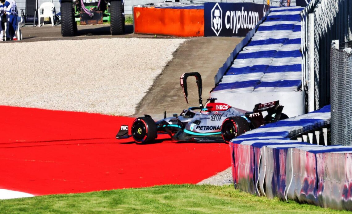George Russell admits he is concerned about his car's condition after Austria crash