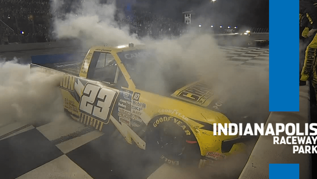 Grant Enfinger puts on a smoke show at IRP