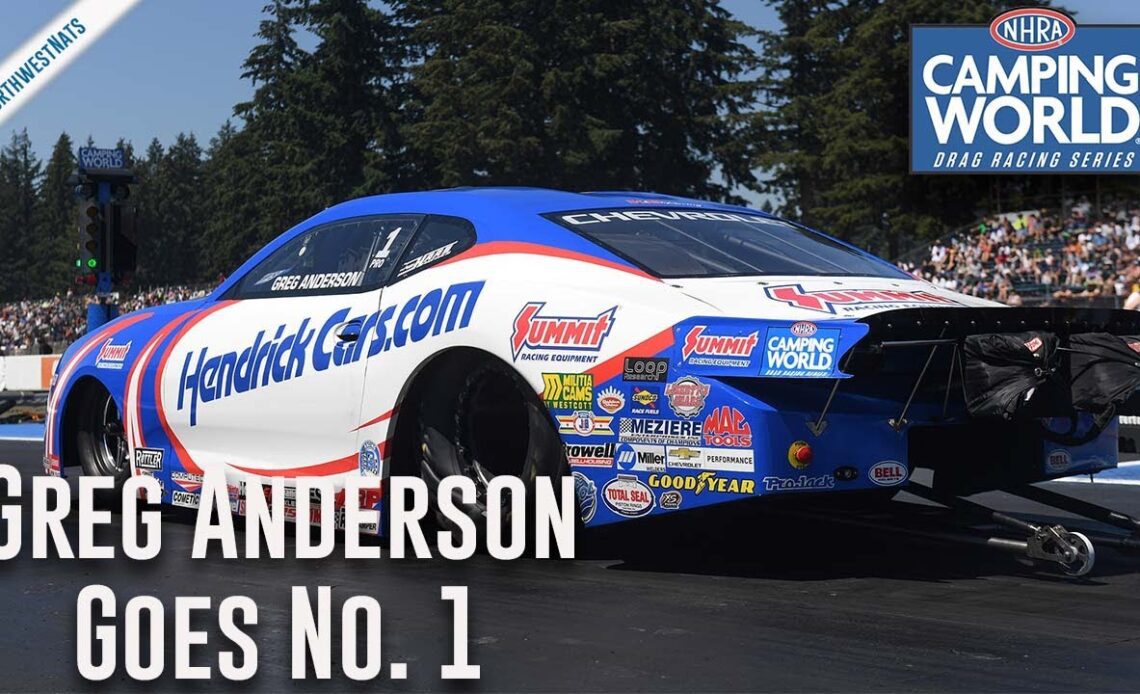 Greg Anderson earns first No. 1 qualifier of 2022