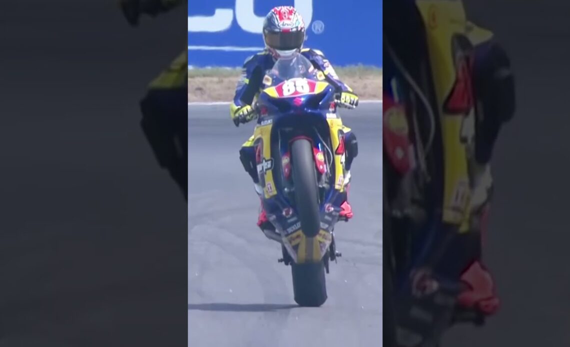 Here’s A Wheelie For Your Wednesday ft. Jake Lewis #shorts #motorcycle #wheelie #racing