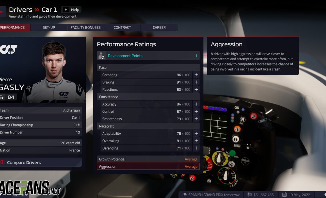 F1 Manager 22 screenshot