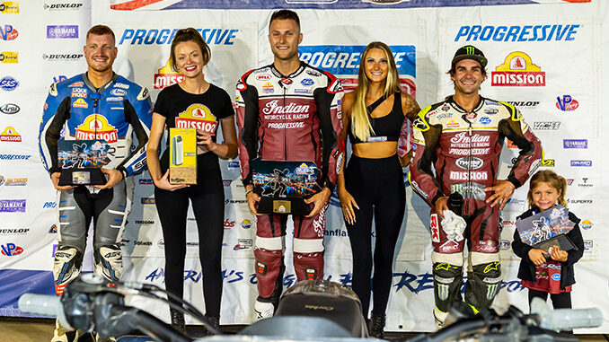 Indian Motorcycle Racing Crushes the Competition at the Port Royal Half-Mile with Bauman, Vanderkooi and Mees Seeping the Podium for the Second Consecutive Weekend