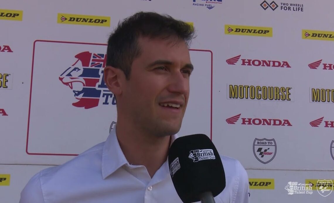 Interview Alex Baldolini Race 1 | Round 5 Brands Hatch | 2022 Honda British Talent Cup