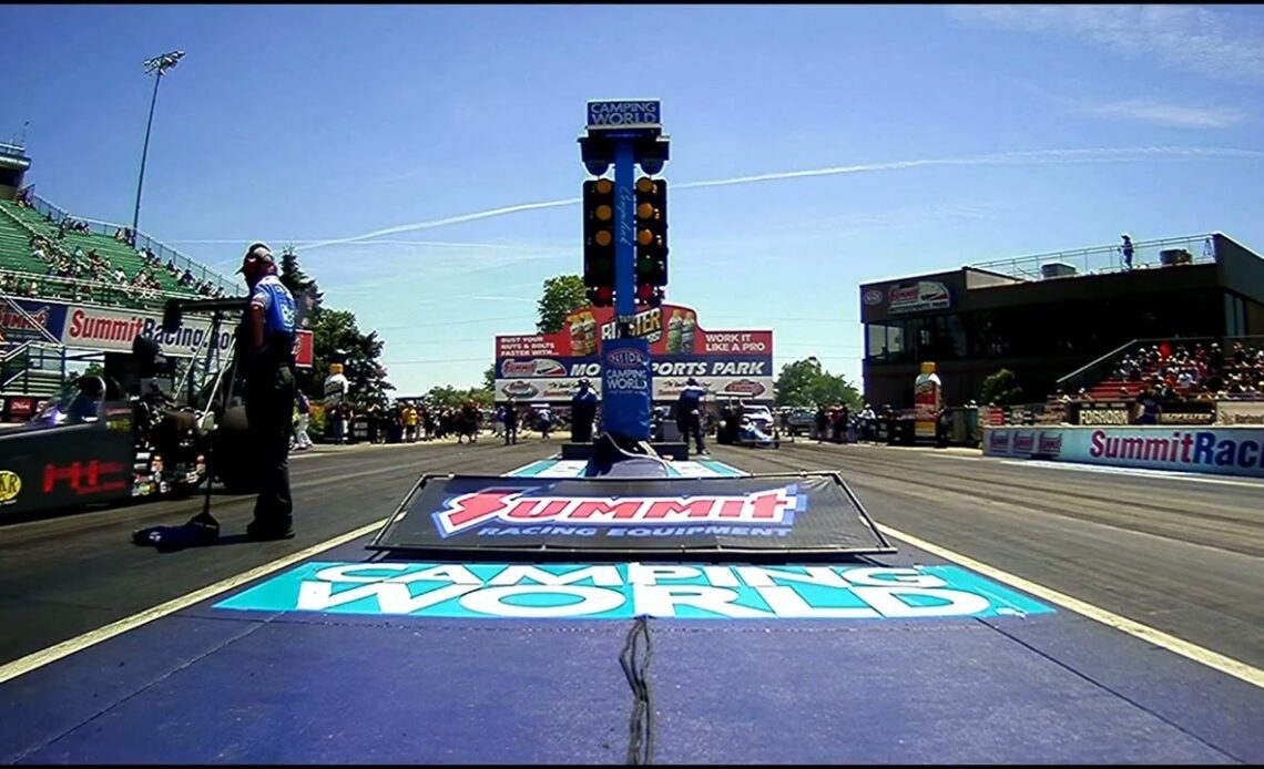 Jared Dreher, Kelly Kundratic, Top Alcohol Dragster, Rnd 2 Qualifying, Summit Racing Equipment Natio