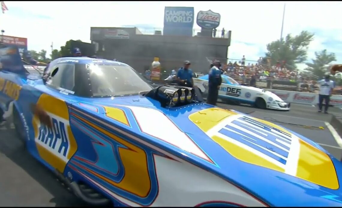 John Force, Ron Capps, Fuel Funny Car, Rnd 3 Qualifying, Summit Racing Equipment Nationals,