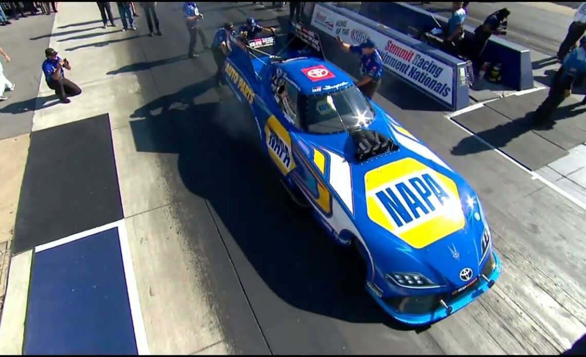 John Force, Ron Capps, Fuel Funny Car,Rnd 1 Qualifying, Summit Racing Equipment Nationals, Summit