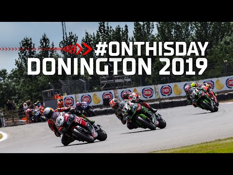 Jonathan Rea takes his first TRIPLE WIN of the season at Donington in 2019 | #OnThisDay