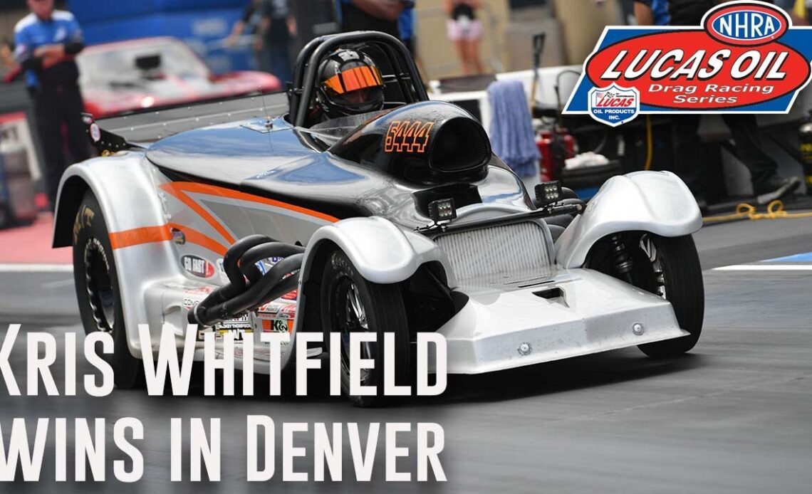 Kris Whitfield wins Super Gas at the Dodge Power Brokers NHRA Mile-High Nationals