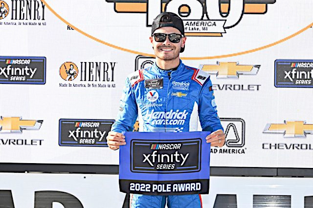 Kyle Larson Secures Pole For NXS Cameo Appearance