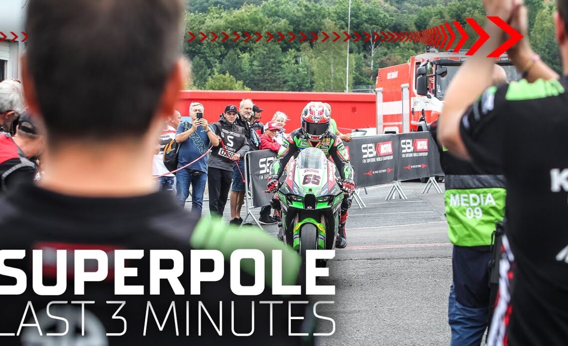 LAST 3 MINUTES from SUPERPOLE at the Autodrom Most | #CZEWorldSBK