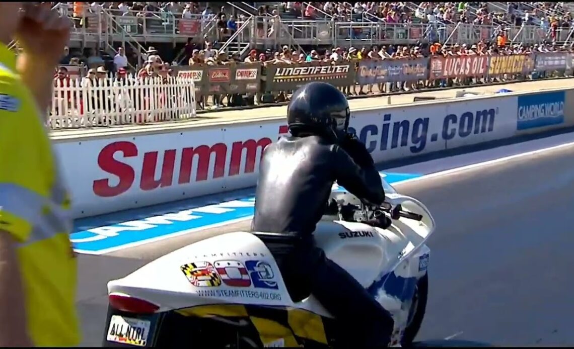 LE Tonglet, Jianna Evaristo, Rnd 1 Pro Stock Motorcycle, Qualifying, Summit Racing Equipment Nationa