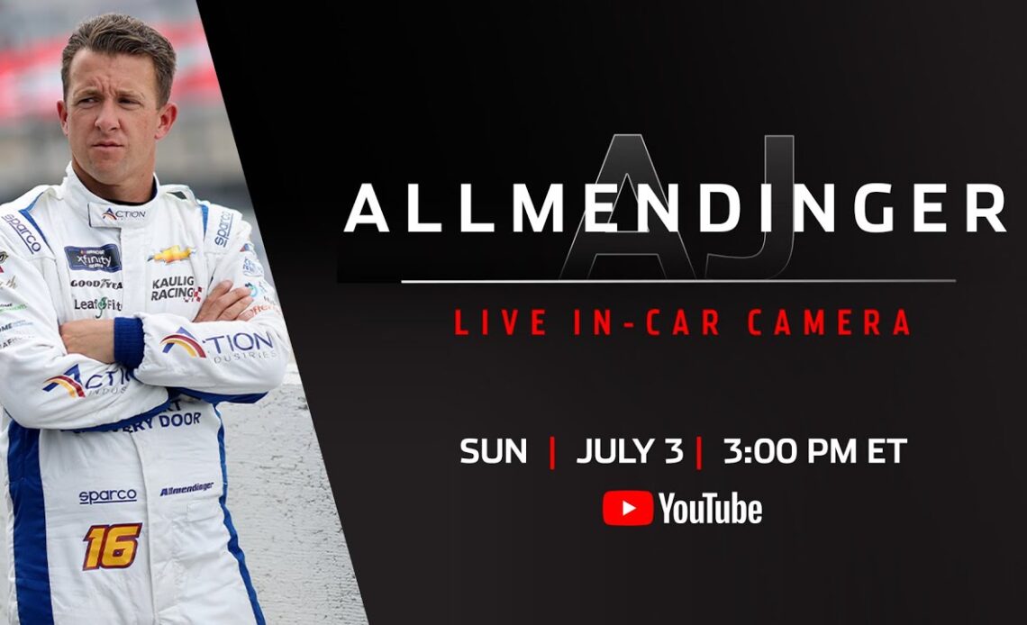 LIVE: AJ Allmendinger in-car camera presented by Sunoco : Road America