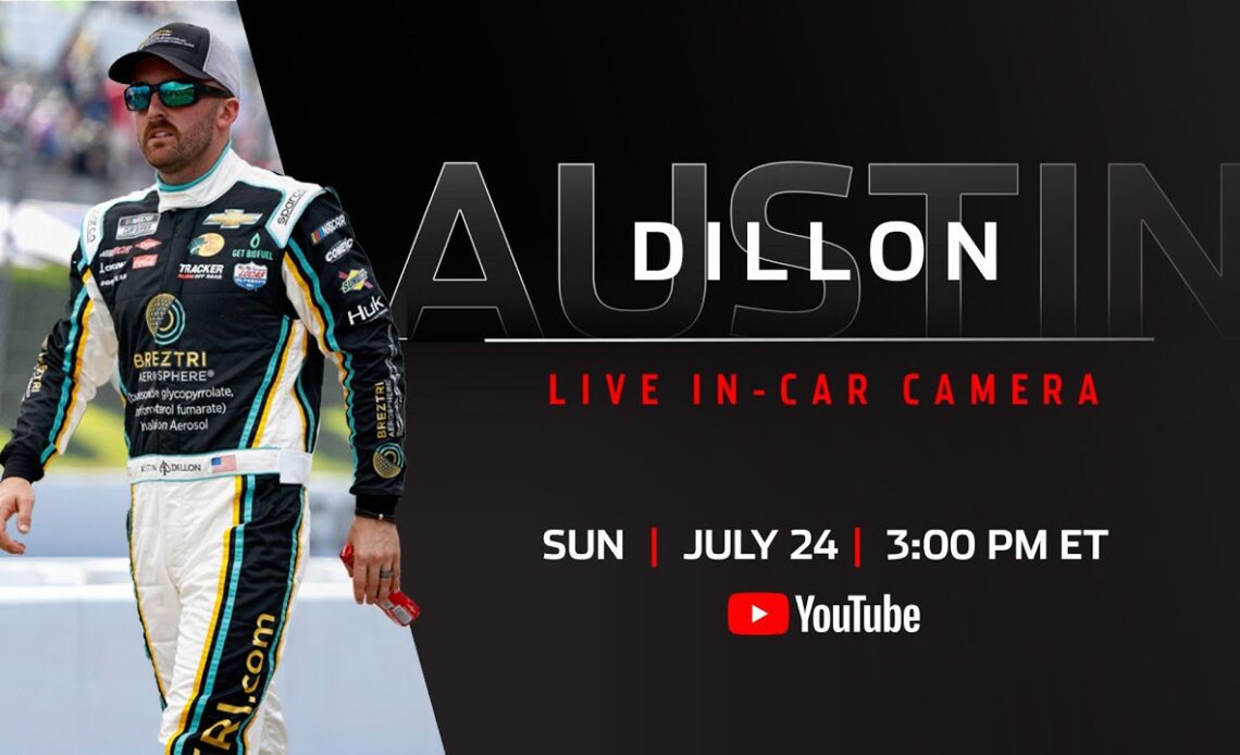 LIVE: Austin Dillon's Pocono in-car camera presented by Breztri