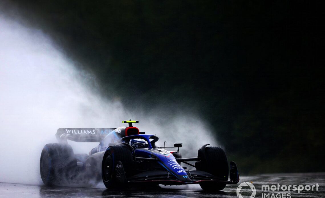 Latifi was disappointed that the rain which aided his cause in FP3 had dried up for qualifying
