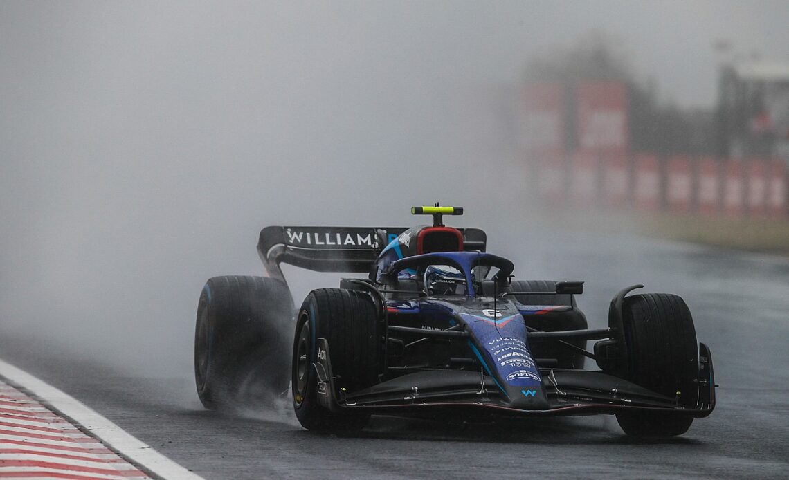 Latifi tops wet final F1 practice