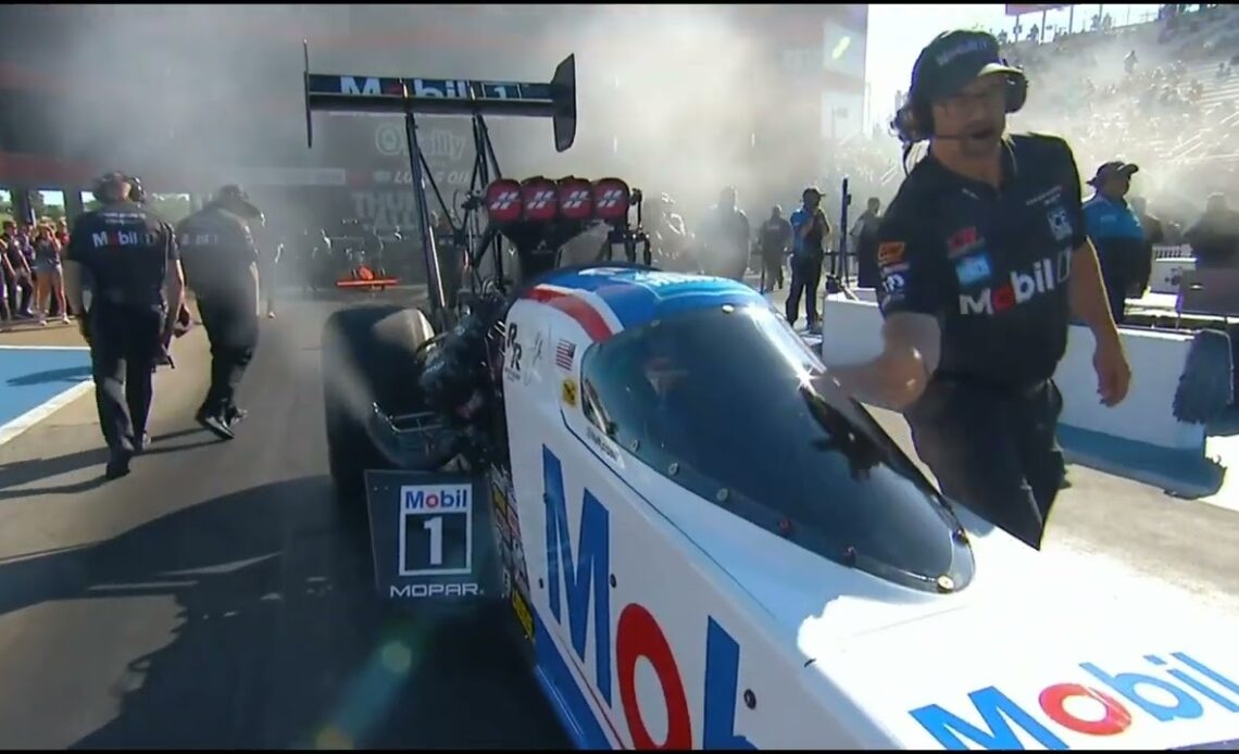 Leah Pruett, Austin Prock, Neal Strausbaugh, Top Fuel Dragster, Qualifying Rnd 3, Thunder Valley Nat