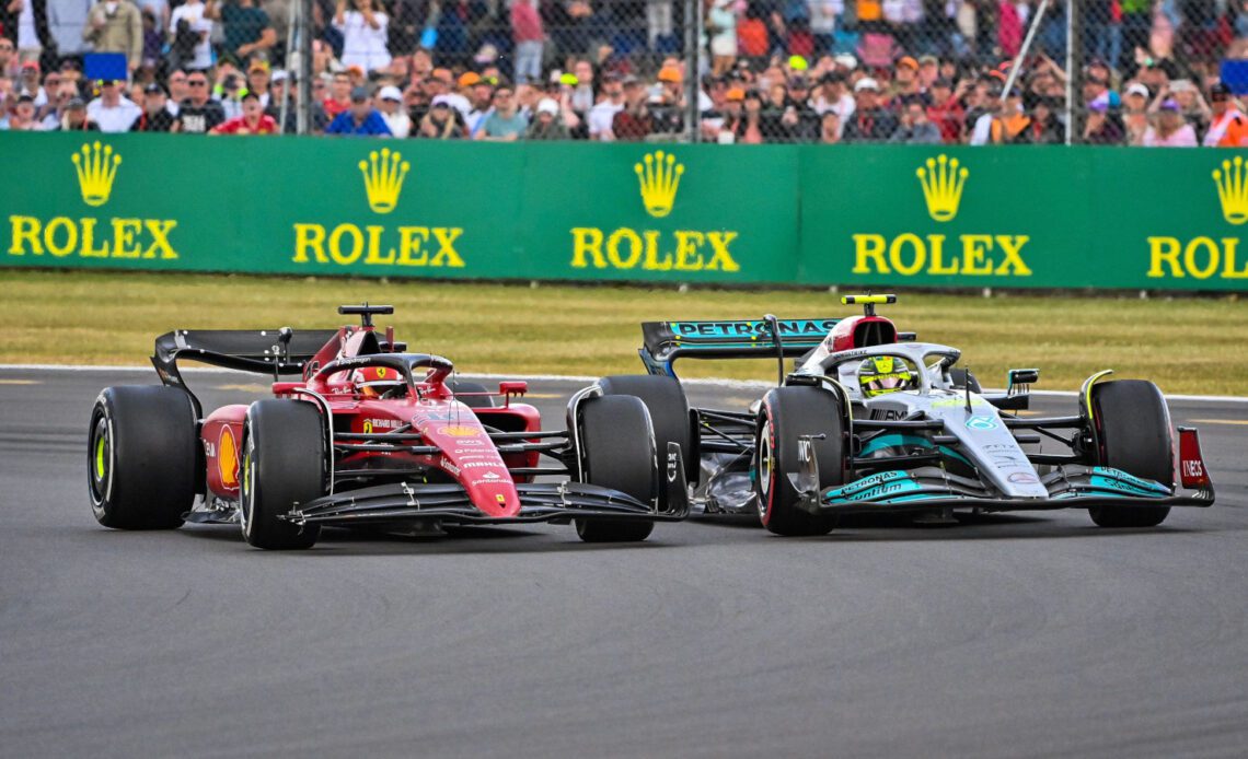 Lewis Hamilton praises Charles Leclerc battle through Copse, a 'lot different' to 2021