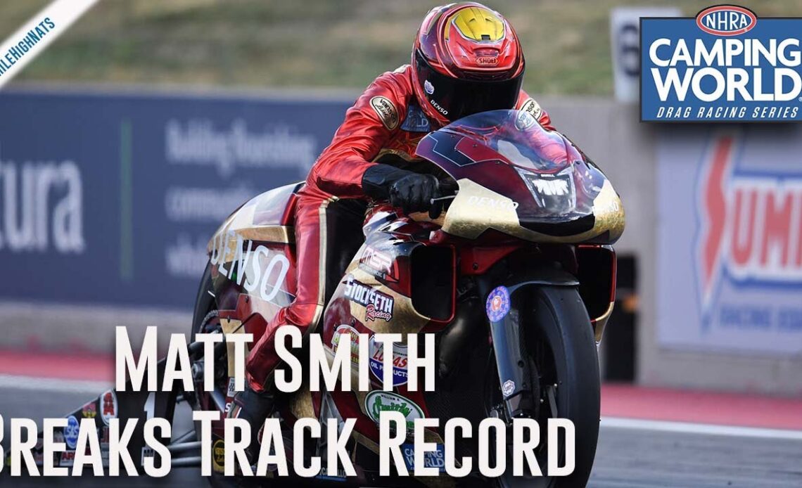 Matt Smith sets both ends track record in Denver