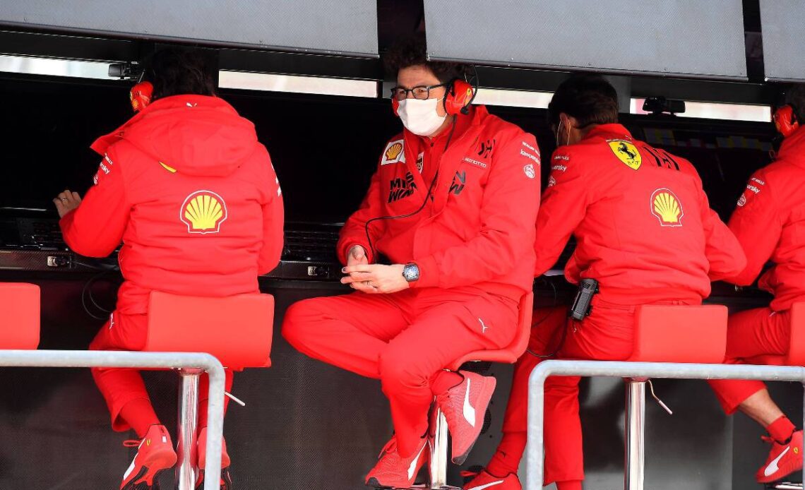 Mattia Binotto denies reports of a divided Ferrari garage at Silverstone