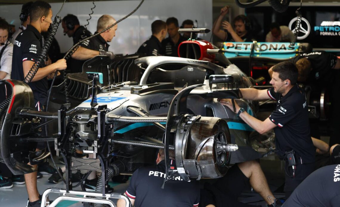 Mercedes confirm "new developments" will be on the W13 car at French Grand Prix