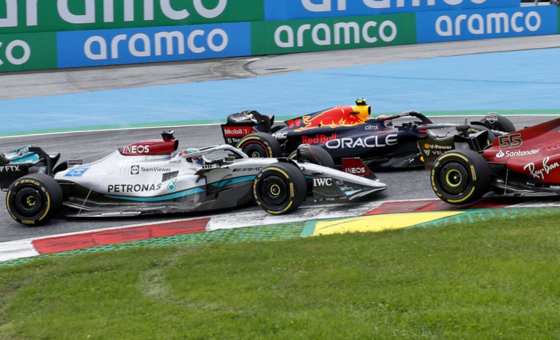 Mercedes not happy with 'harsh' George Russell penalty in Austria