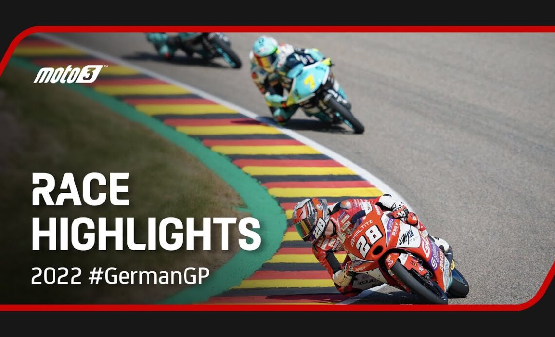 Moto3™ Race Highlights | 2022 #GermanGP
