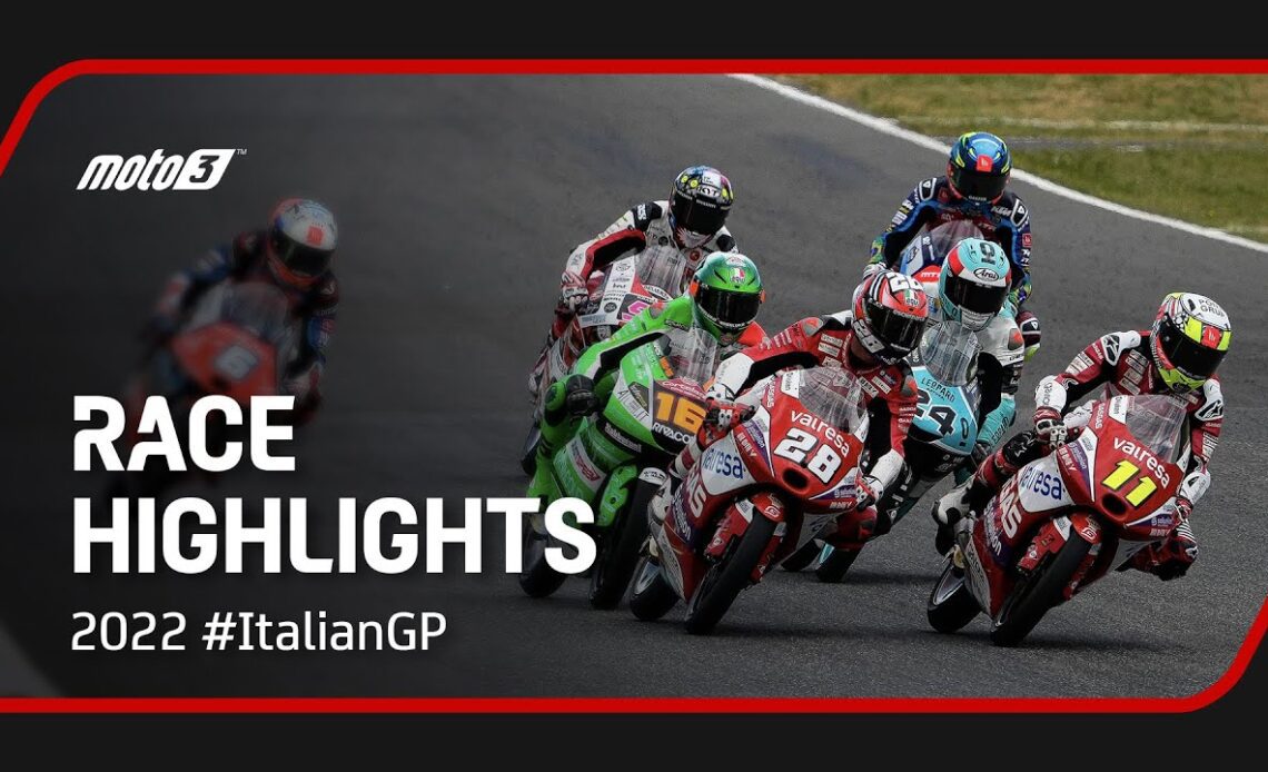 Moto3™ Race Highlights | 2022 #ItalianGP