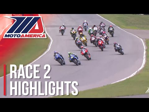 MotoAmerica Medallia Superbike Race 2 Highlights at Brainerd International Raceway 2022
