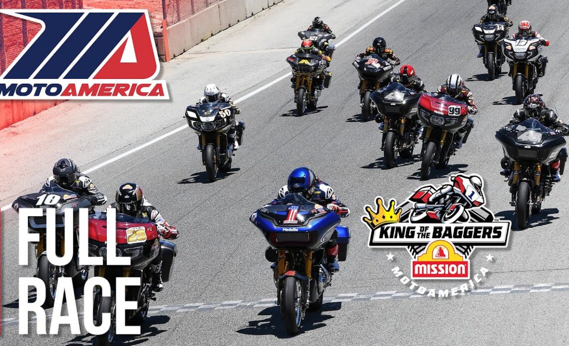 MotoAmerica Mission King of the Baggers Race at Laguna Seca 2022
