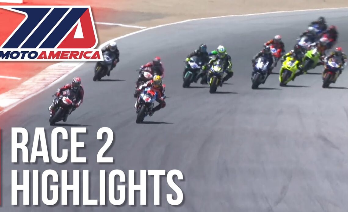 MotoAmerica Supersport Race 2 Highlights at Laguna Seca 2022