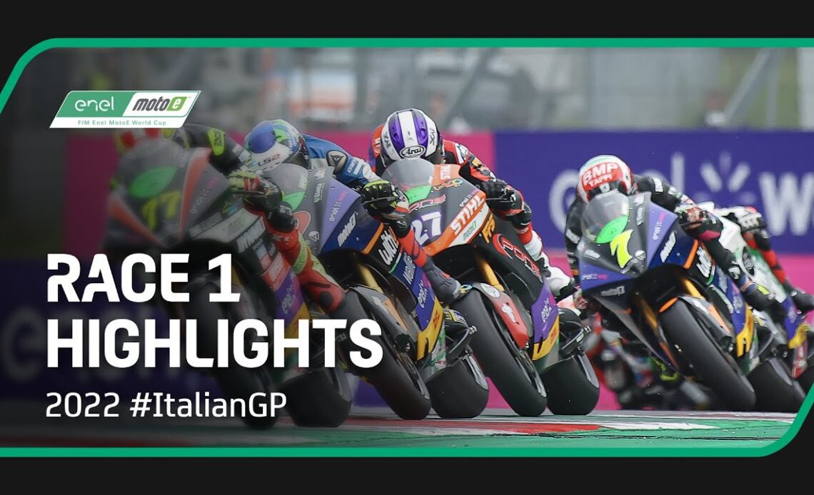 MotoE™ Race 1 Highlights | 2022 #ItalianGP