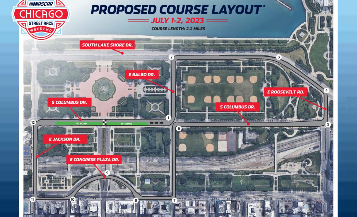 NASCAR Officially Announces Chicago Street Course for 2023 – Motorsports Tribune