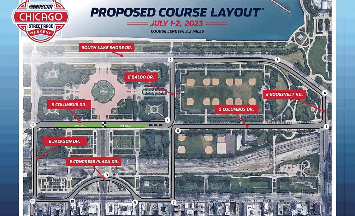 NASCAR adds Chicago street course race to 2023 schedule