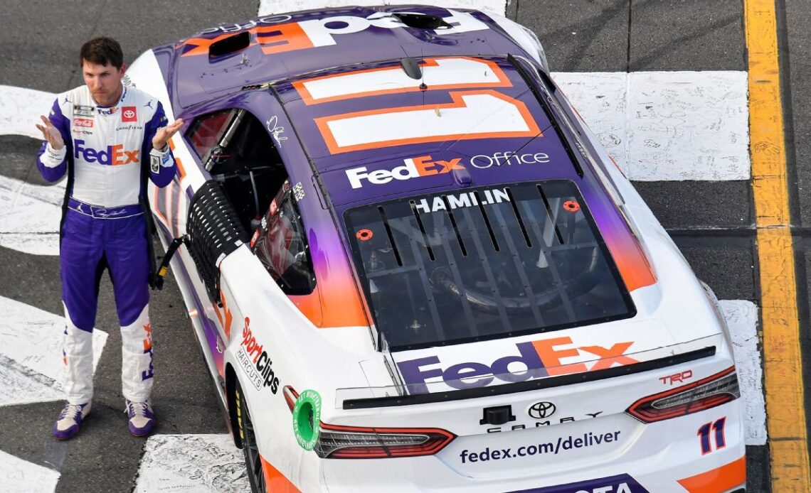 NASCAR stripped Denny Hamlin of his Pocono win, and is finally taking technical inspections seriously