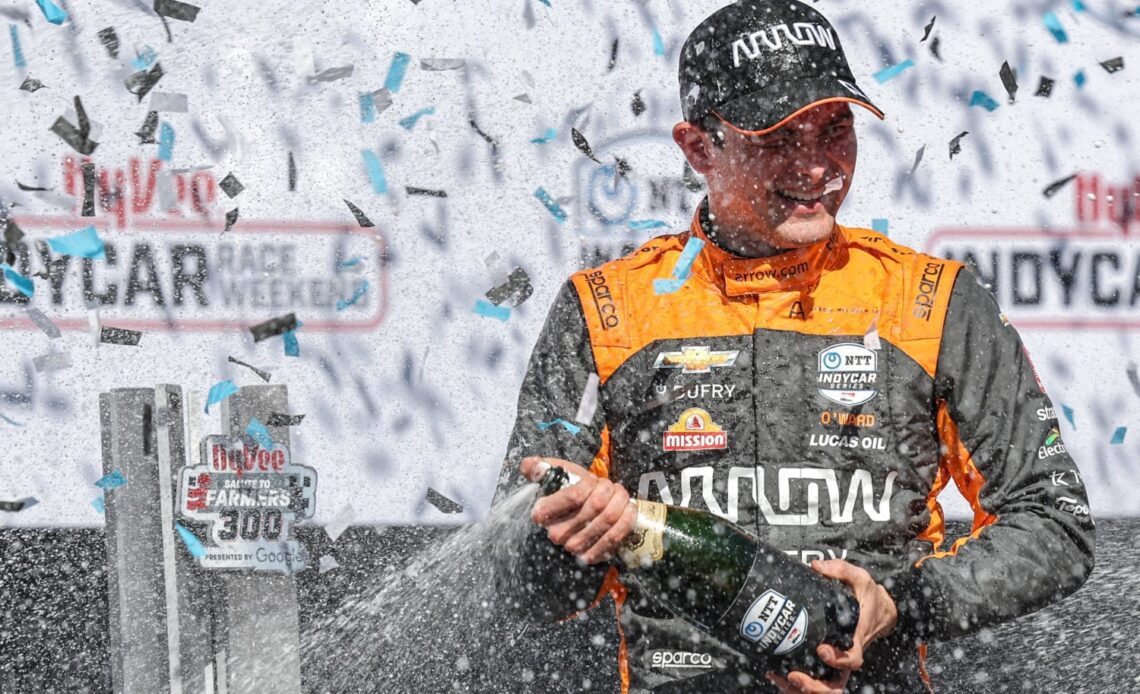 O’Ward Wins Iowa after Late Crash for Dominant Newgarden – Motorsports Tribune