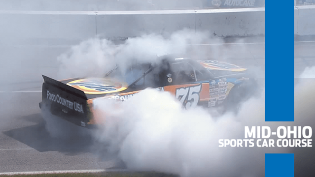 Parker Kligerman burns it down at Mid-Ohio