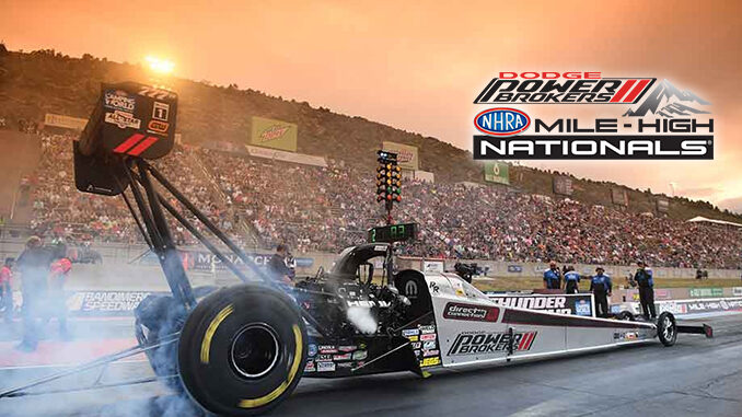 Pruett, Hagan, Stanfield and M. Smith earn Provisional No.1 Positions at Dodge Power Brokers NHRA Mile-High Nationals