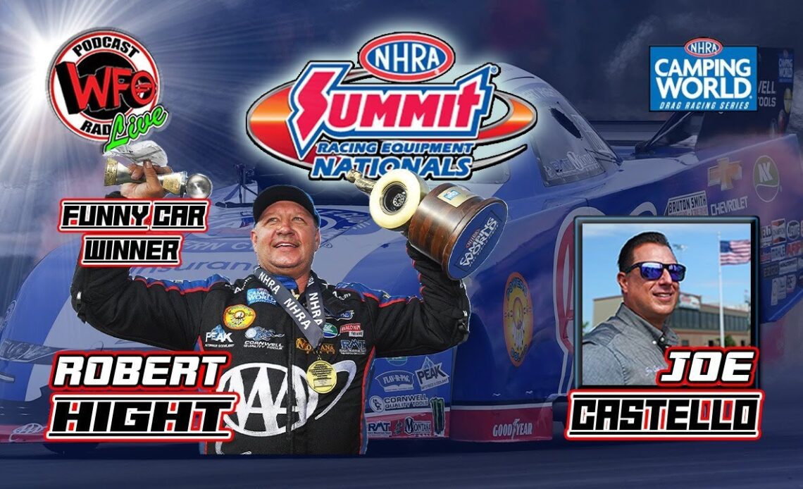 Robert Hight - Funny Car Winner - Summit Racing Equipment NHRA Nationals 7/13/2022