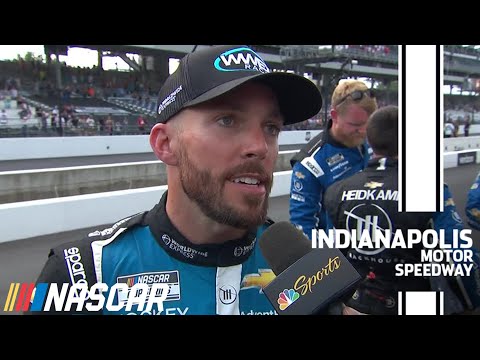 Ross Chastain explains taking the access road on the final restart