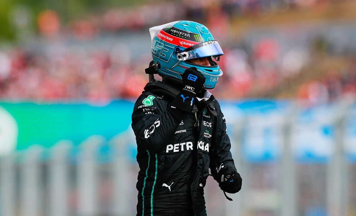Russell beats Ferraris to take maiden F1 pole