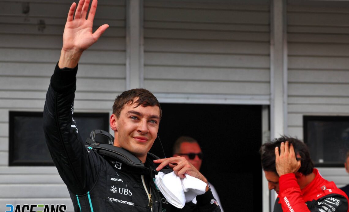 George Russell, Mercedes, Hungaroring, 2022