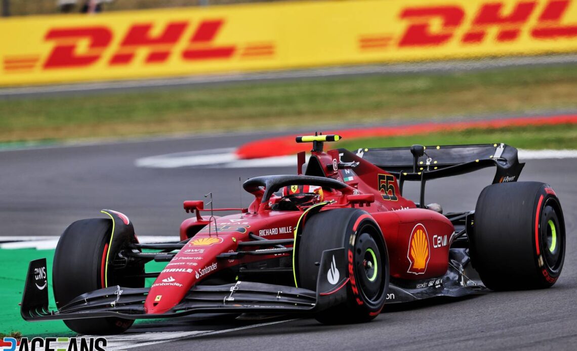 Carlos Sainz Jr, Ferrari, Silverstone, 2022