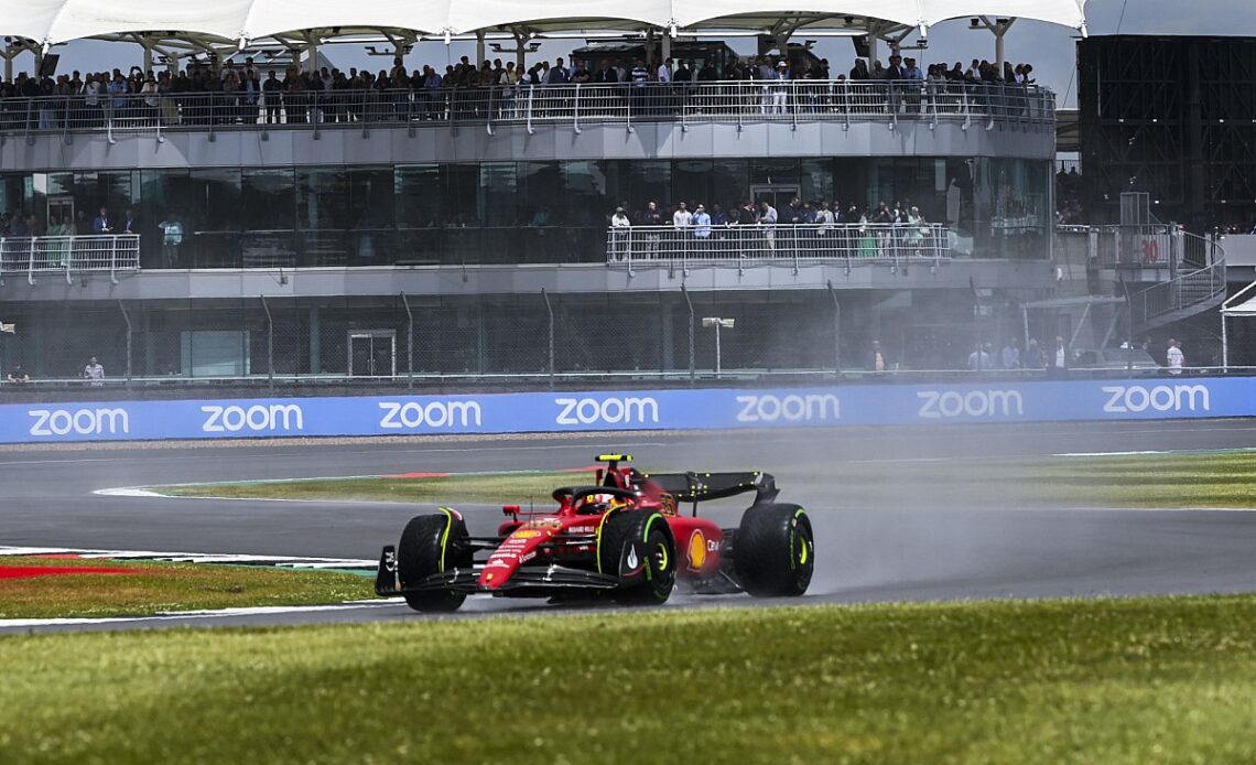 Sainz takes British GP pole